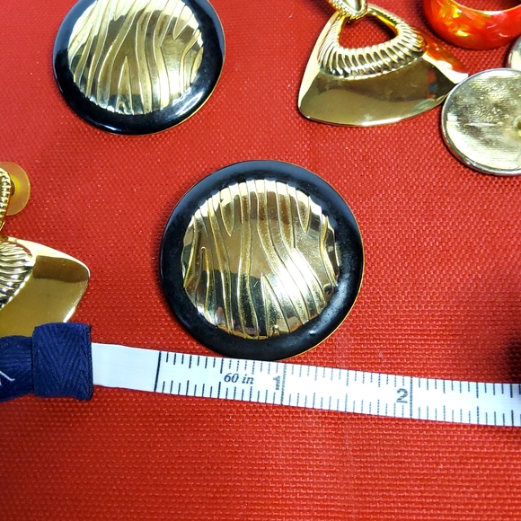 VINTAGE pierced earrings bundle of four - Picture 10 of 12